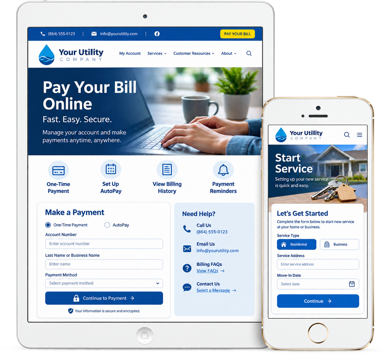 Utilities Website